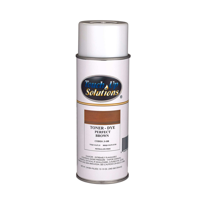 Dye Toner - Solvent Based - Aerosol - 12 oz - Color:Perfect Brown